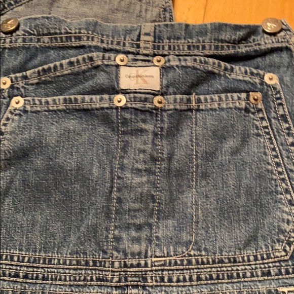 Vintage CK denim short overalls size M - Picture 2 of 6